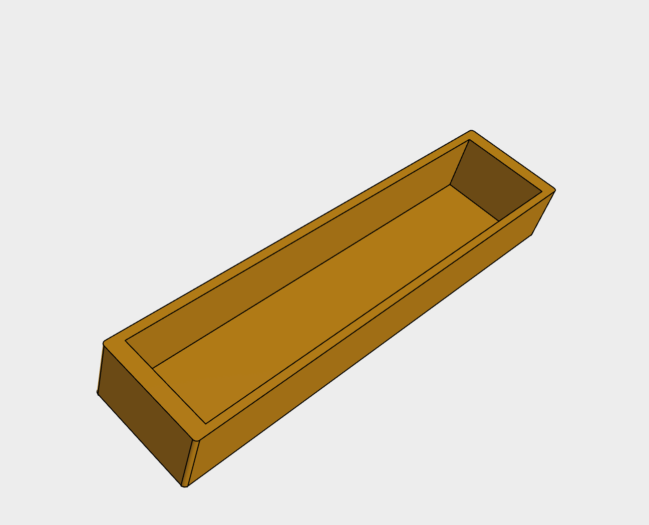 Industrial Grade 3D Model of Industrial Enclosure lid